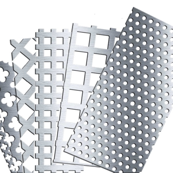 Нержавеющий перфорированный лист 0.8x1000x2000; Lge 4x22 - 7/27