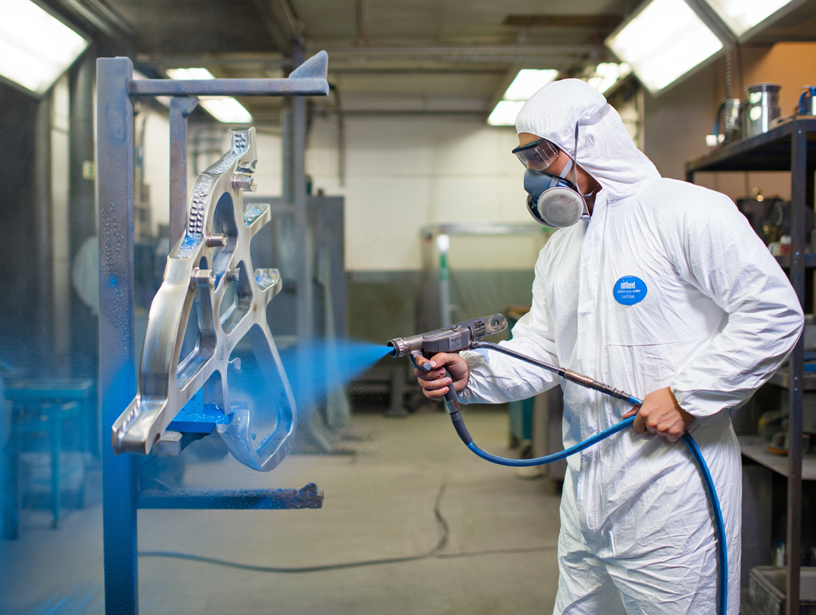 Порошковое окрашивание металлических изделий