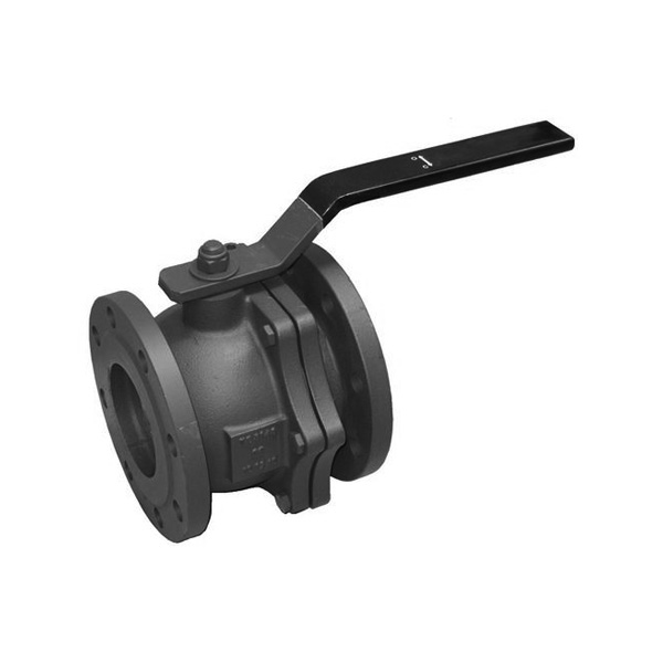 Кран шаровой проходной сальниковый фланцевый 11ч37Пф-4 Ду 150 РУ-16  Т-(+200) (п, вд,воздух), Т-(+90) (м, нф)