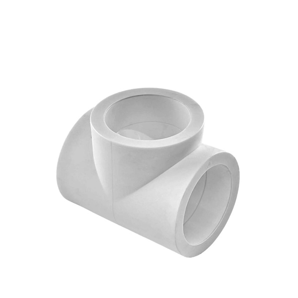 Тройник полипропилен редукционный 110/90/110мм белый