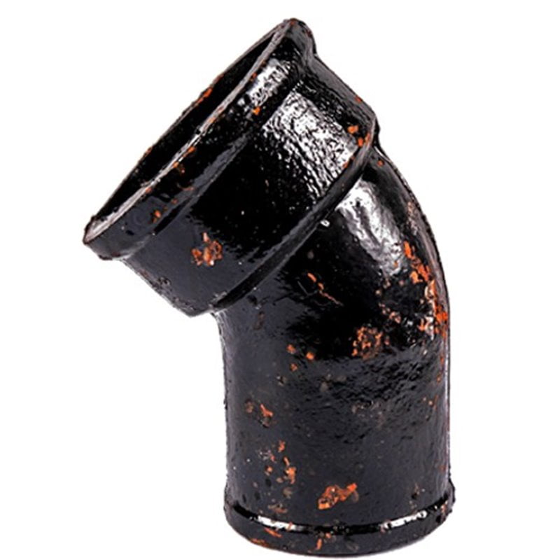 Отвод чугун SML Ду 100х15гр б/растр