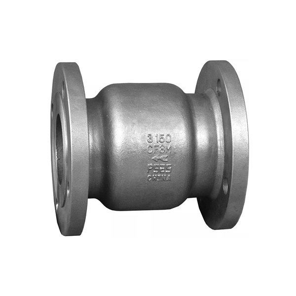 Клапан обратный из ковкого чугуна подъёмный фланцевый Ду 80 Ру-16 Т-225 (вд, п)