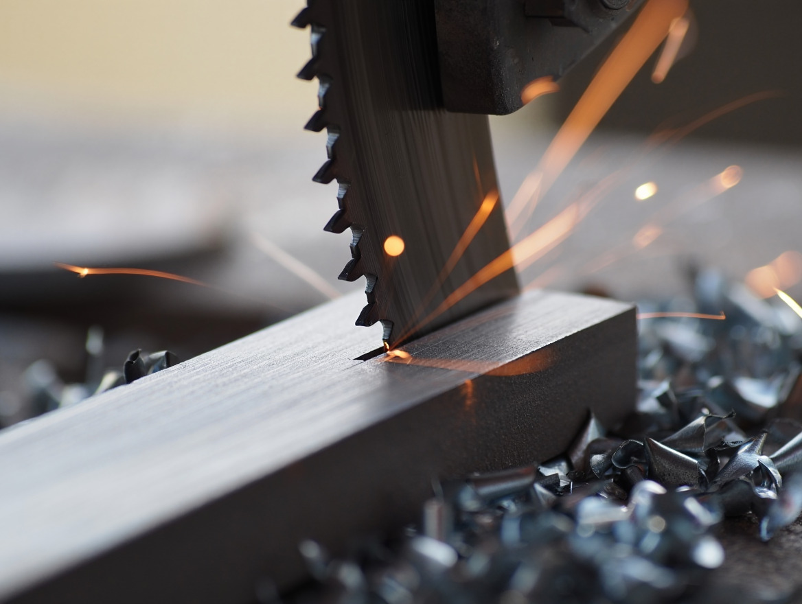 Резка ленточной пилой