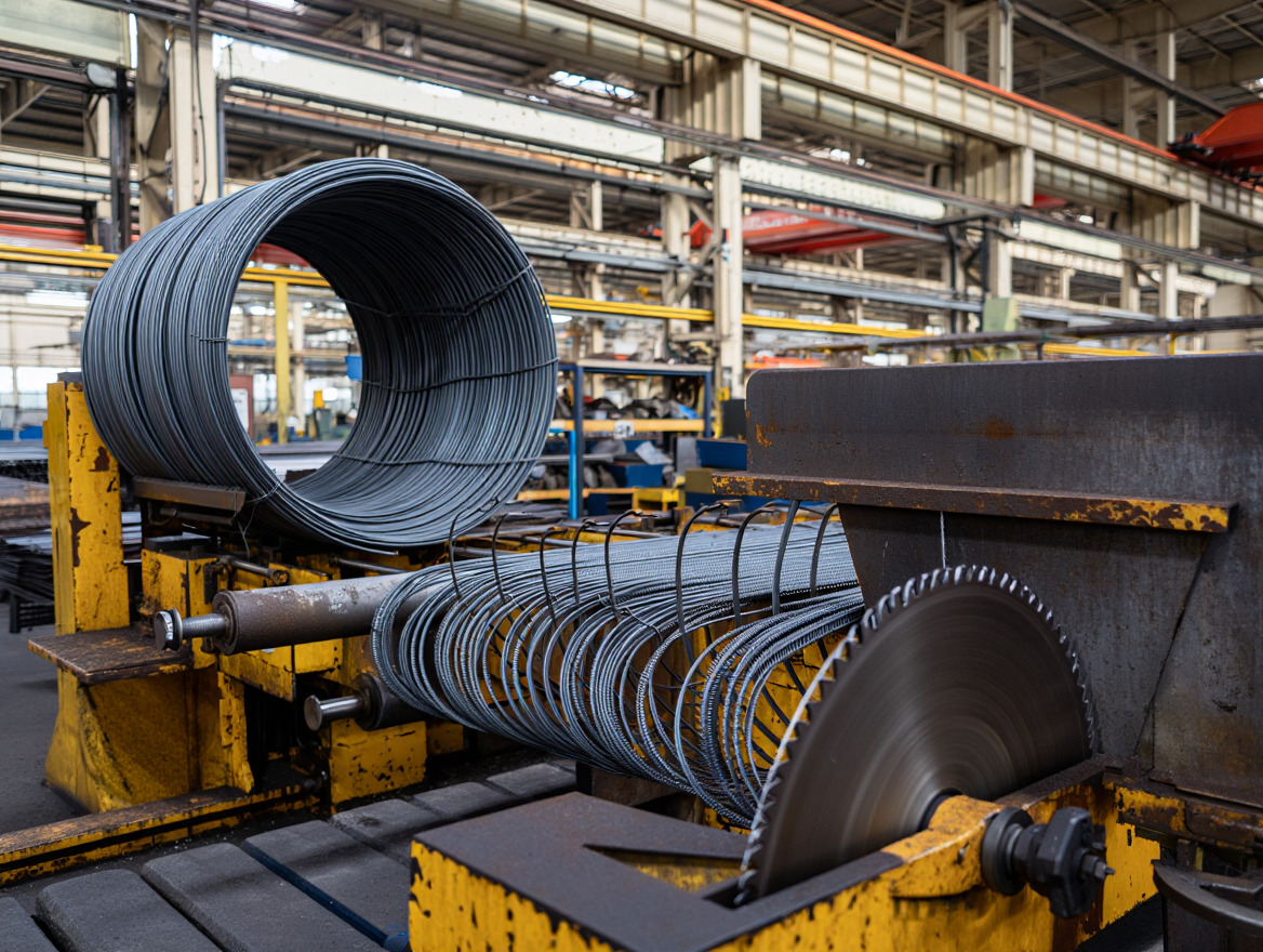 Размотка арматуры и катанки из бухты в прутки