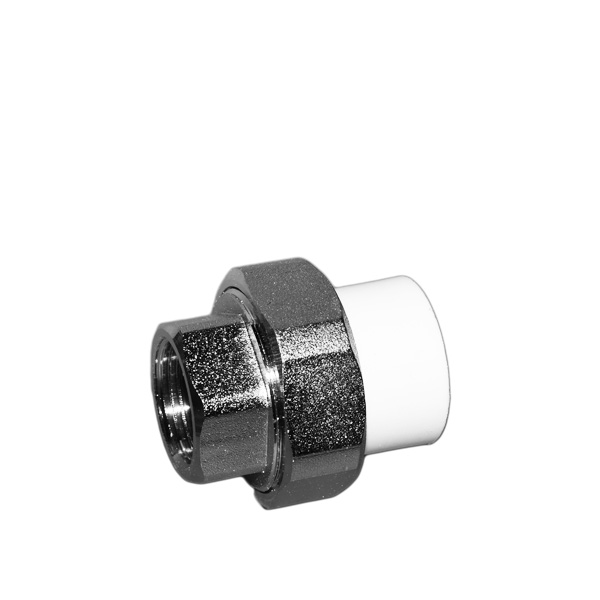 Муфта комбинированная разъёмная (американка) трубная с внутренней резьбой 25x1'мм серая